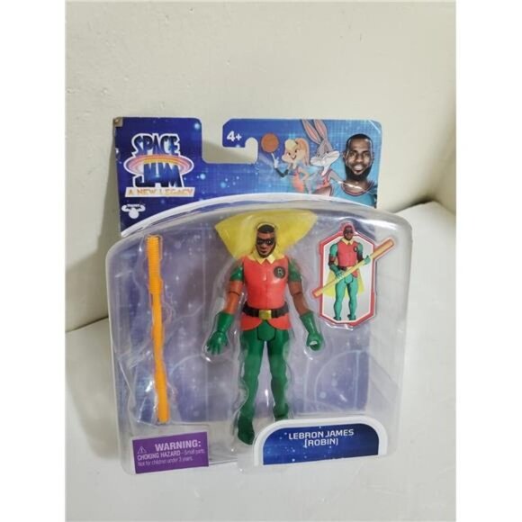 Space Jam 2 A New Legacy 5” Moose Toys 2021: NBA LEBRON JAMES ROBIN - Picture 4 of 5